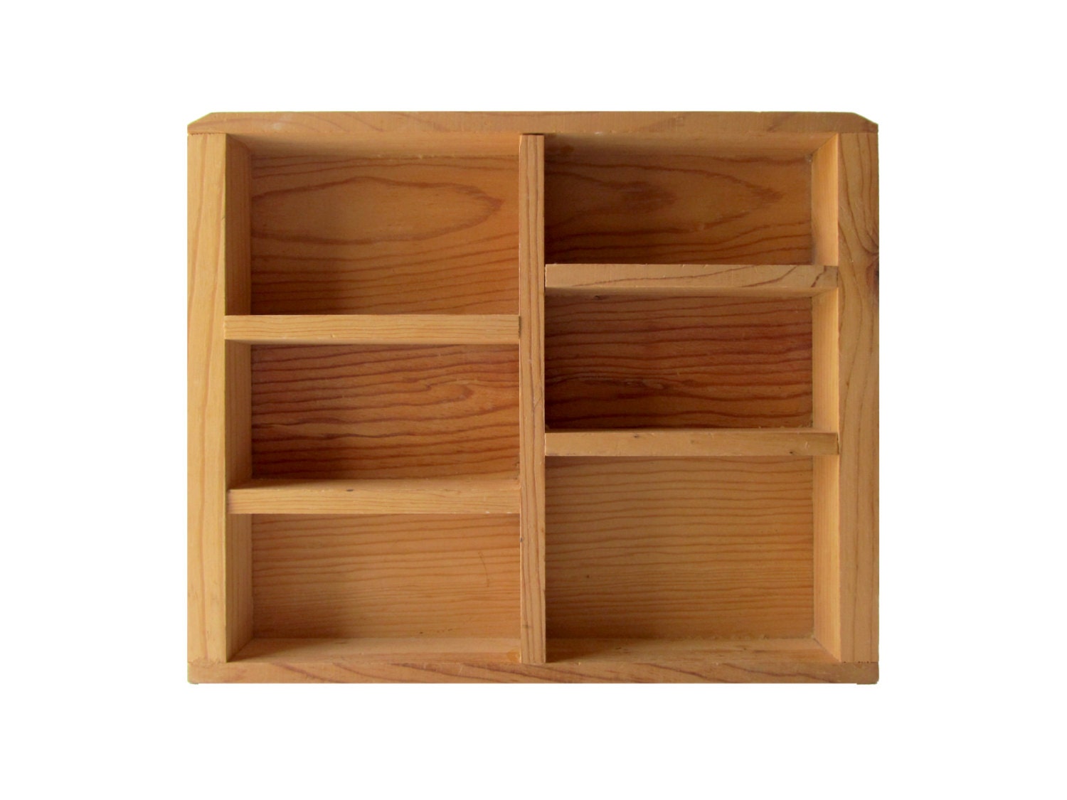 Wooden BOX with Cubbies