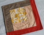 Little Quilt Crinkle Toy - Yellow Teacup Patchwork