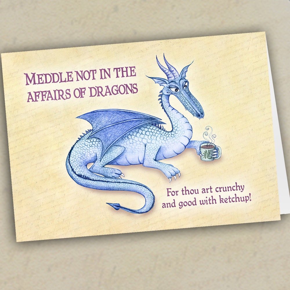 Do Not Feed The Dragon Card