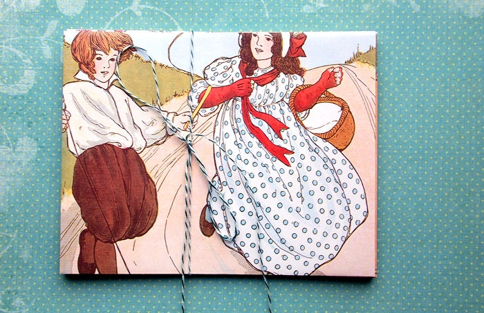Fairy Tale Envelopes - Upcycled - Set of 8