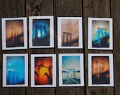 Notecards Set of 8 - Brooklyn Bridge NYC   - Photo Notecards 5x7