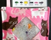 I Spy Bag - Mini with SEWN Word List and Detachable PICTURE LIST- Cat's Meow