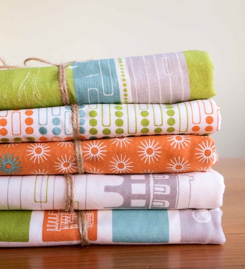 Organic Baby Blanket, COMMUTE Collection, Choose Your Favorite
