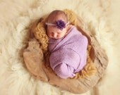 Baby Girl Flower Headband Halo Tieback Photography Prop