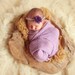 Baby Girl Flower Headband Halo Tieback Photography Prop
