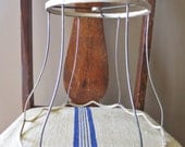 Shady Character... Vintage Rustic Skeleton Bare Naked Industrial Metal Lamp Shade Lampshade