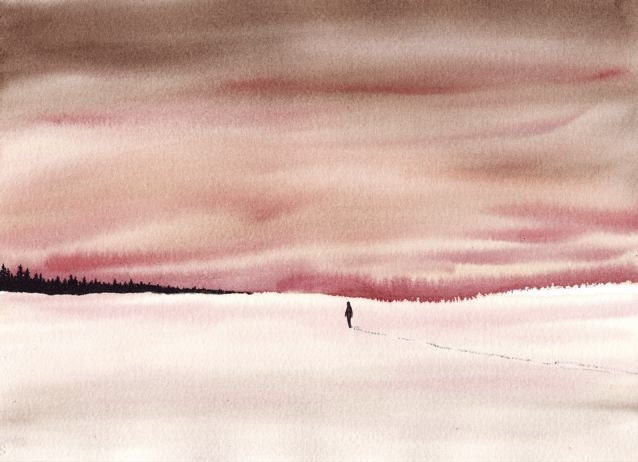 the need to leave FINE ART PRINT