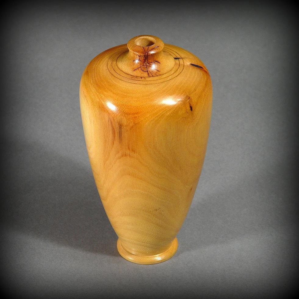 Mini Wooden Hollow Vase, Buckthorn (HF49)