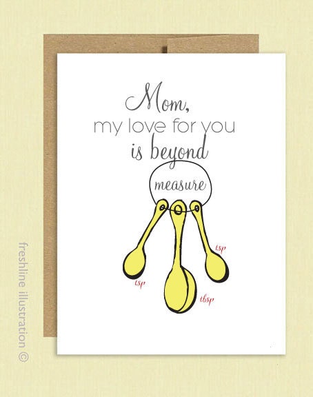 Happy Mother's Day Card - The Best Mom Card - My Love For You is Beyond Measure