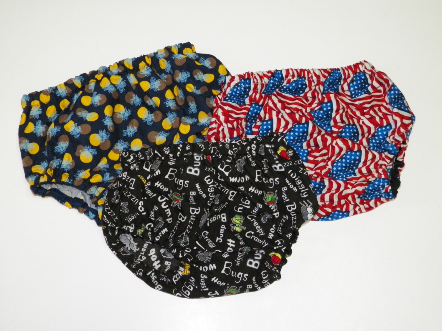 Ready to ship set of 3  Boys baby Diaper cover size 12 to 36 months