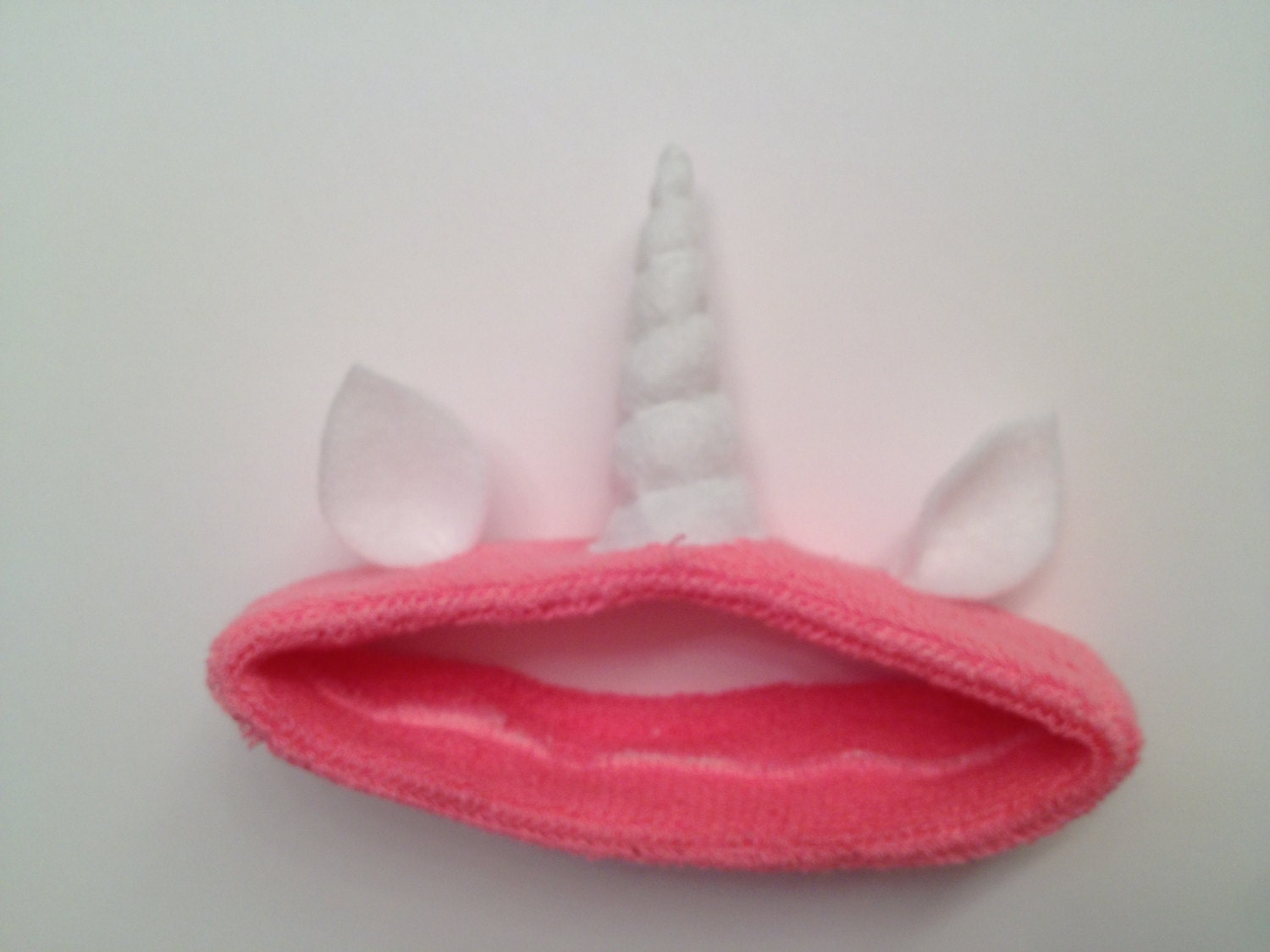 Baby Unicorn Horn Headband - Infant and Toddler Sized - Pink Unicorn Headband