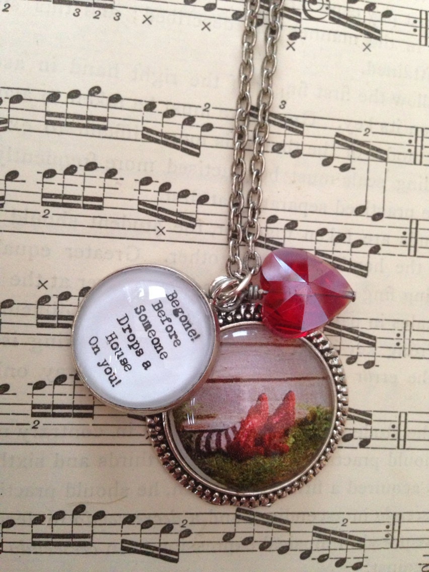 Wizard of Oz inspired necklace