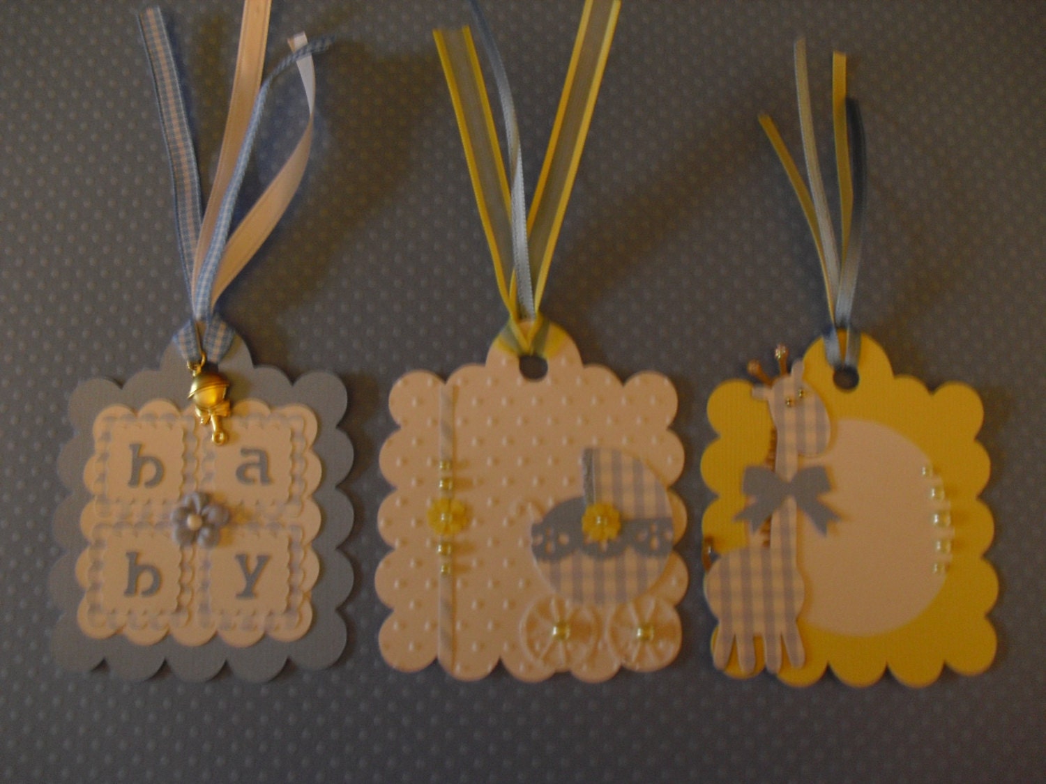 Scrapbook,handmade card embellishment,die cut  tags