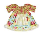 On Sale 2.50 Off Whimsy Couture Sewing Pattern PDF Tutorial ebook -- Apron Twirl Peasant Dress -- 0m through 12 girls Instant