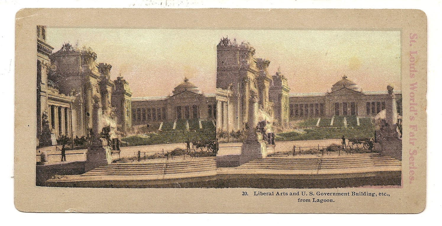 Old 1904 Stereoview Card - St. LOUIS WORLD'S FAIR - Series -