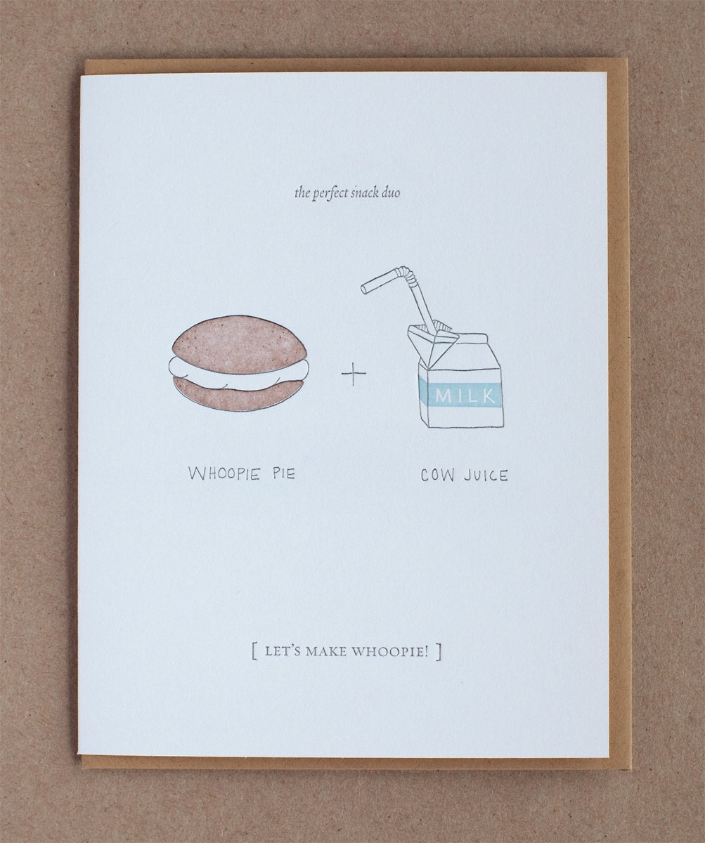 Let's Make Whoopie card
