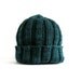 Beanie Fisherman Hat Knitted in Teal Blue Wool