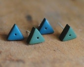 Tiny Triangle post earrings