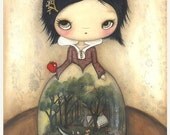 Snow White Print Fairy Tale Apple Children Wall Art--- Terrarium