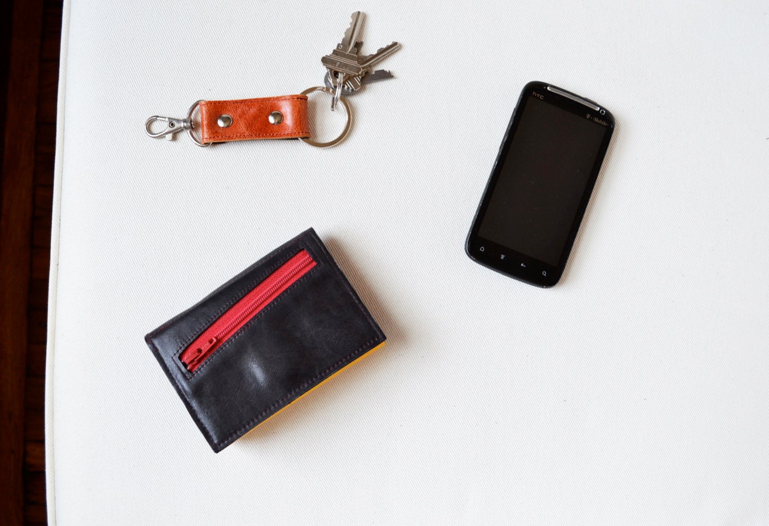 Womens Leather Wallet - The Small Francis Wallet in Dark Slate Grey