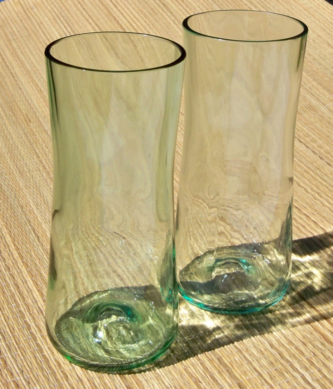 Wine Bottle Tumblers  or Tall Drinking Glasses