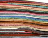 Big Lot of Multicolor Scrap Leather,  Leather Scraps for DIY Crafter