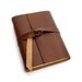 Men's Brown Leather Journal, A Handmade Sketchbook and Journal in Chocolate Brown