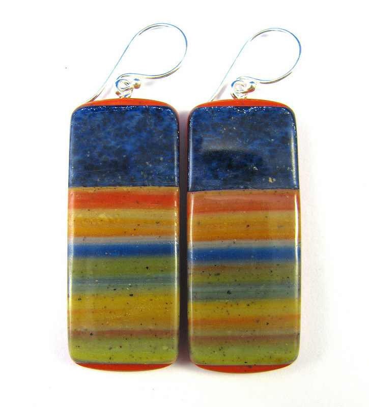 Southwestern Landscapes Series - Cowgirl Chic Collection - Sister Sue Polymer Clay Earrings
