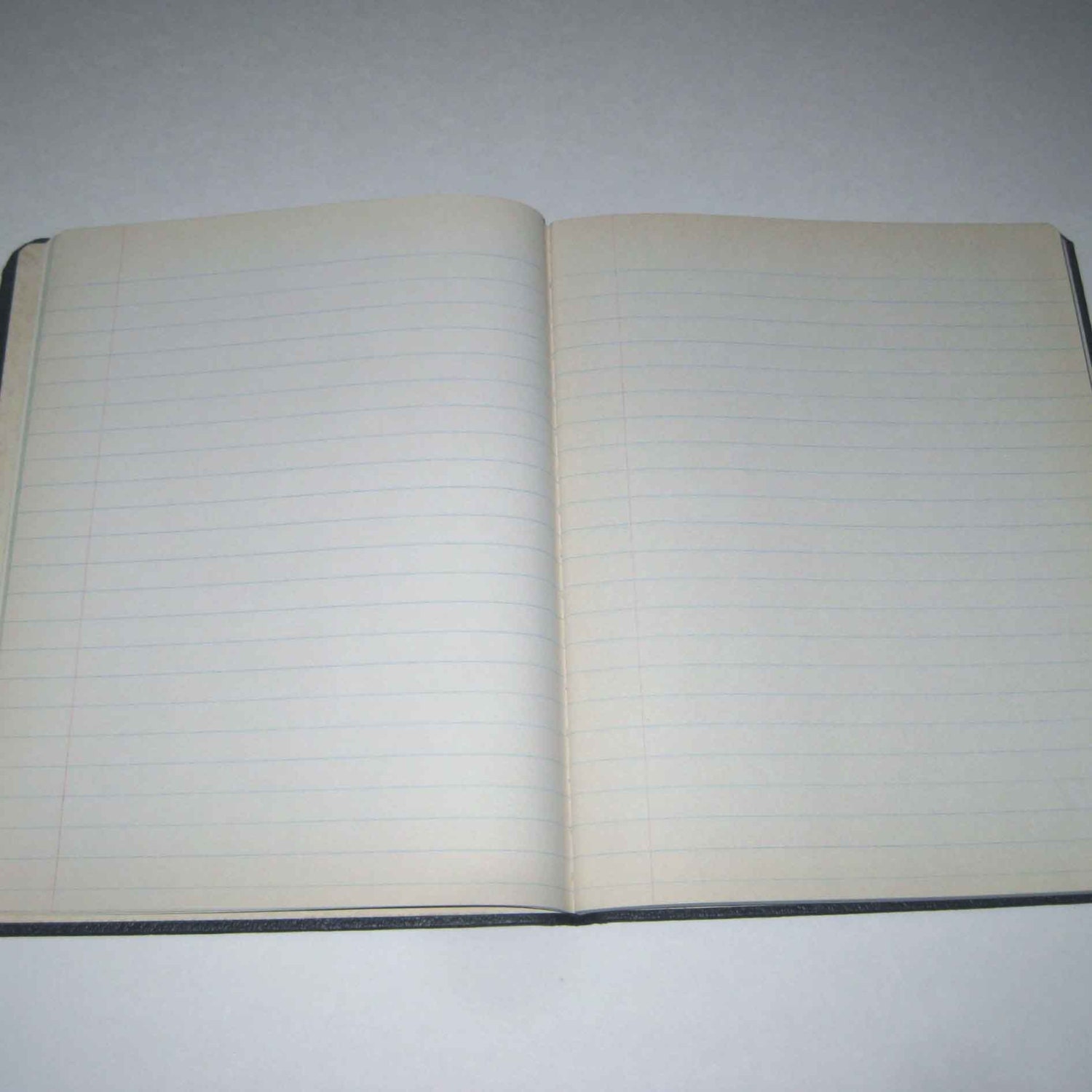 Vintage Journal or Ledger Book with Black Cover