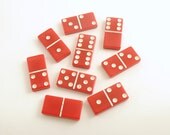 Vintage Dominoes Red