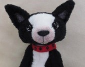 OOAK Boston Terrier Puppy Dog By Kim Endlich