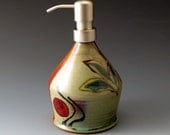 Soap and Lotion Dispenser - Shino and Celadon Colors