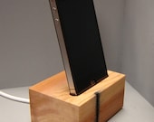 Wooden Iphone Docking Station in Western Red Cedar - andrewsreclaimed