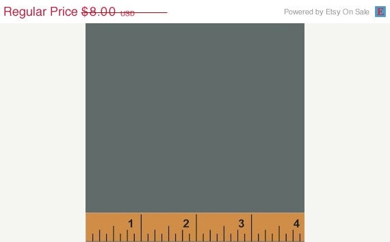 ON SALE Glimma---Glimma Solid in Slate---1 yard--Lotta Jansdotter for Windham Fabrics