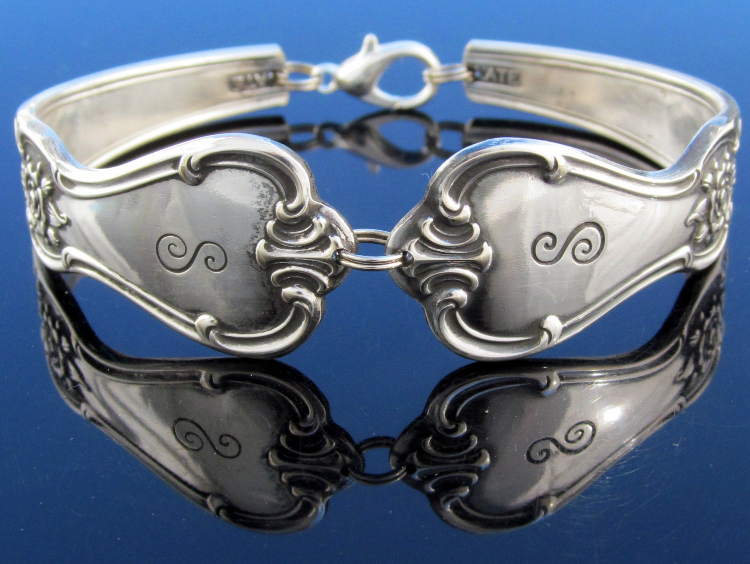Silver Spoon Bracelet (Medium) Signature With S Monogram
