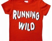 Running Wild red tee