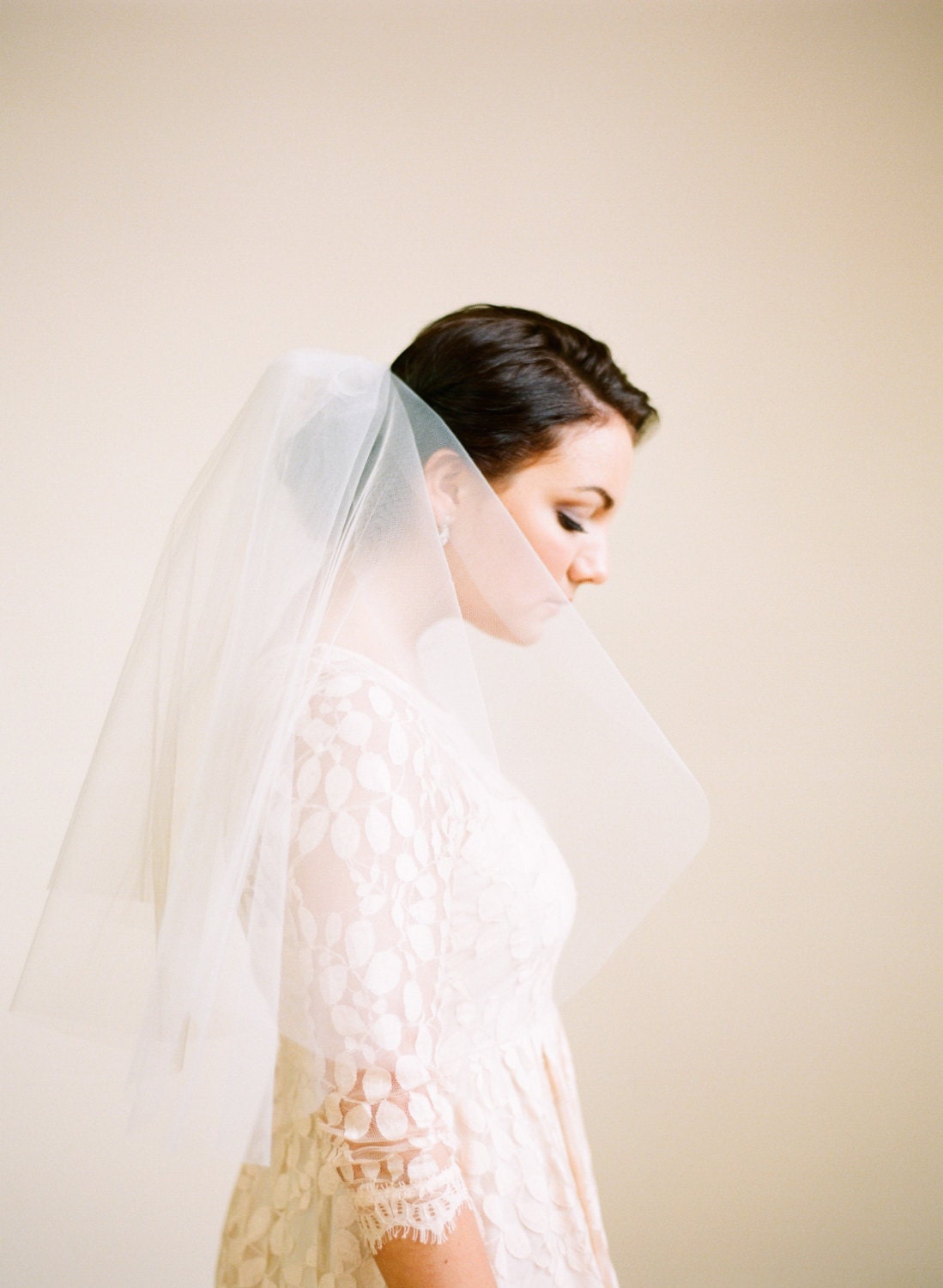 NEW Double Layer Elbow-Length Veil by Fine & Fleurie