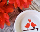 Love Birds Ring & Trinket Bowl - Love in Silhouette