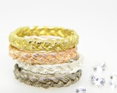 Braided Infinity Wedding Band (10k Gold)
