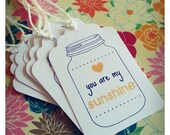 You Are My Sunshine Gift Tags