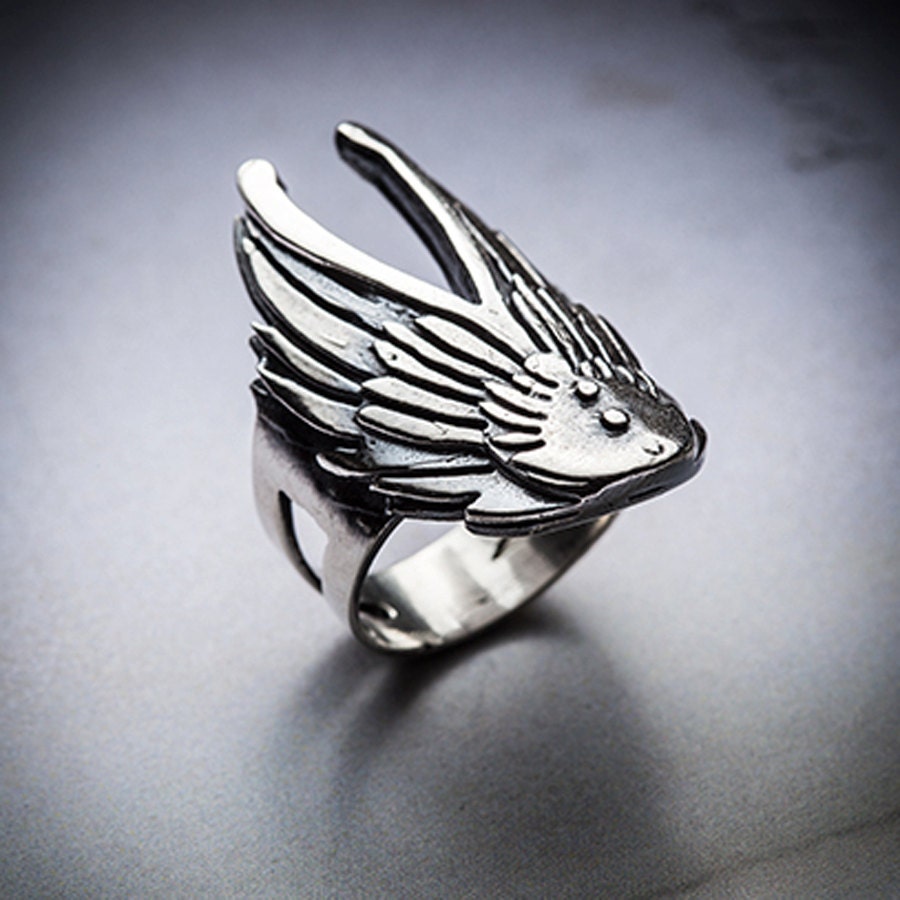 ANGEL- silver ring