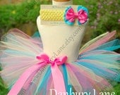 Toddler Girls Birthday tutu only, hot pink party dress up princess and photo prop, choose from size 2t, 3t, or 4t - LOLLIPOP TREE