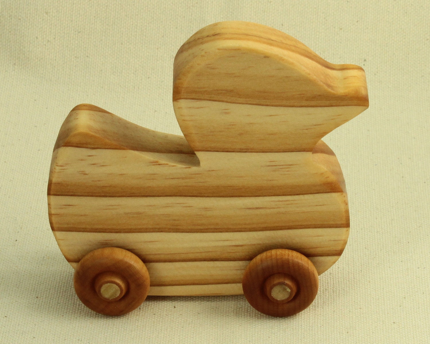 wooden duck  push toy