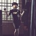Black military pencil skirt
