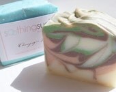Champagne Pear - luxurious Silk soap by SoothingSuds