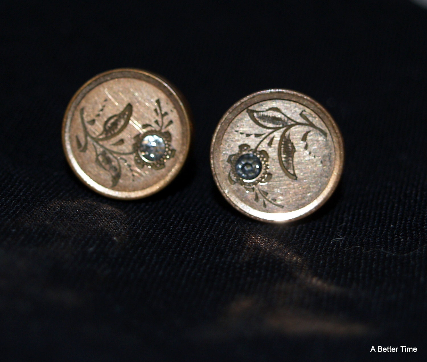 Pair of antique shirt cuff buttons