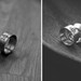 143 (I Love You): sterling silver numerical message smooth band - personalized/unisex ring