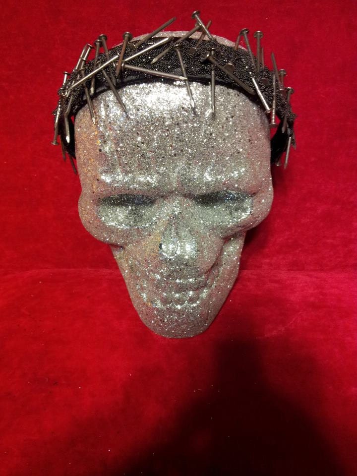 NAIL NAILS Headband, Black, Torture Couture, Gothic, Fetish, Costume, Goth, Horror, Gore, Psychobilly, Alternative