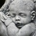 Precious Baby Sculpture Memorial Concrete Outdoor Garden Statue