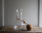 vintage decanter with cork stopper